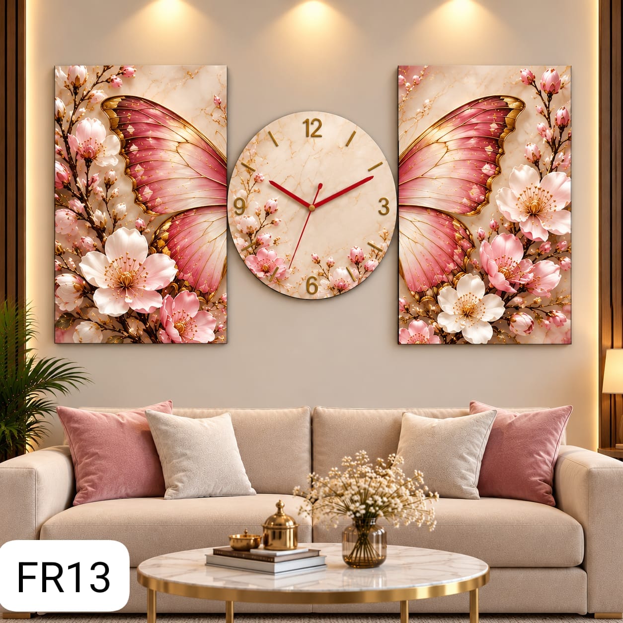 Pink Butterfly Frames (FR 13)