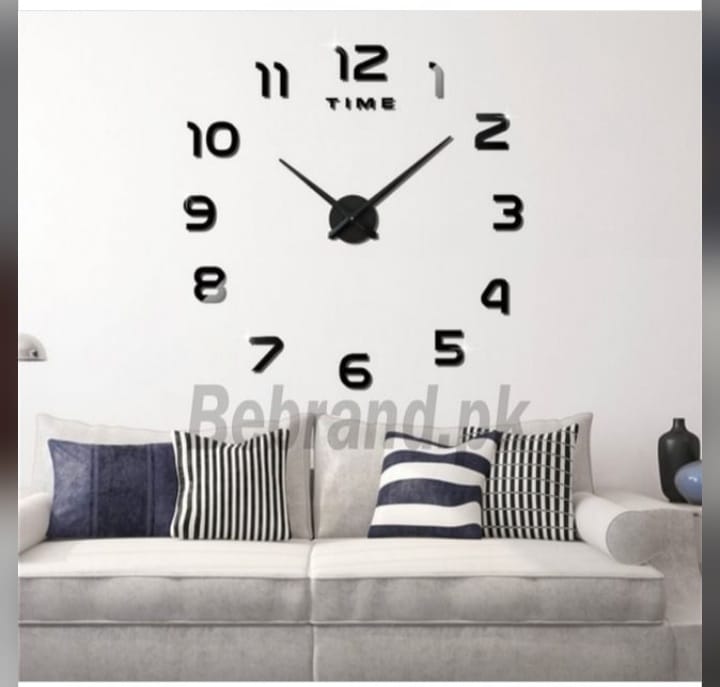 3D LARGE SIZE WALL CLOCK (ZS57)