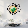 Ring Dial Wooden Wall Clock WC_PDZS20